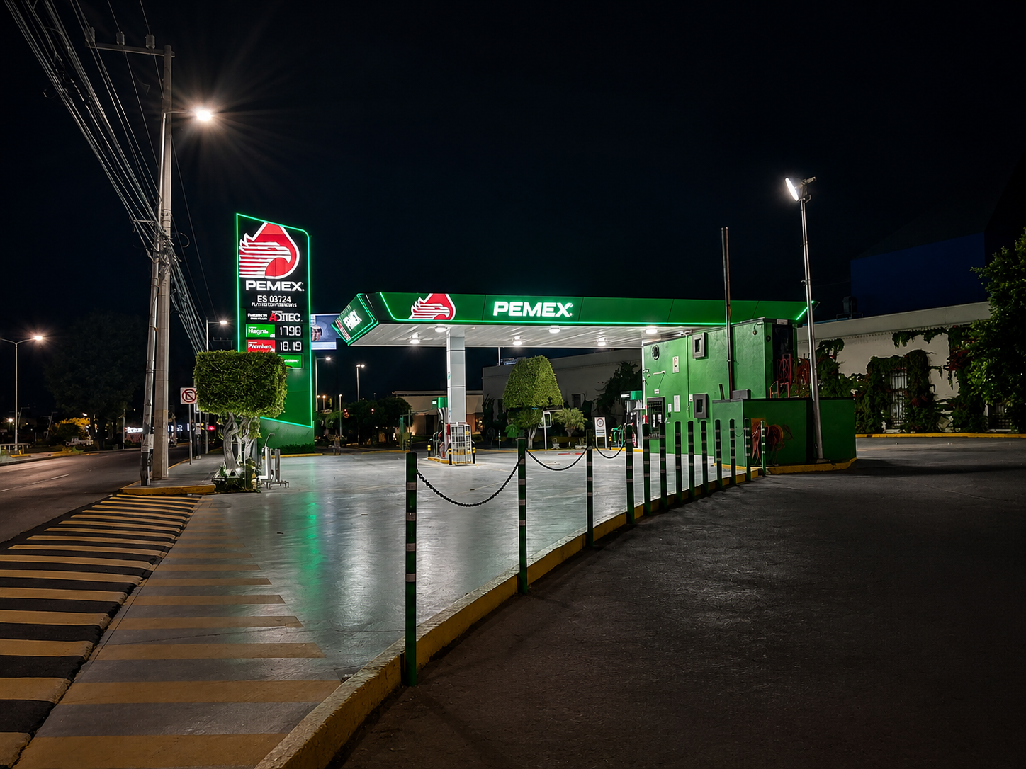 Obra integral · Estación de servicio · Las Ánimas